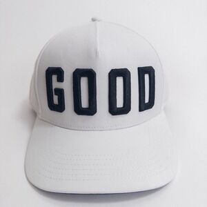 Good Good Golf Hat Team GOOD White Varsity Trucker One Size Adjustable White NWT